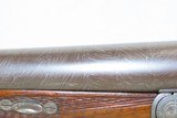 c1880 Antique W. & C. SCOTT 10 Gauge DOUBLE BARREL Sidelever HAMMER Shotgun 10 Gauge SIDE x SIDE with DAMASCUS BARRELS - 6 of 19