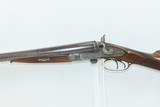 c1880 Antique W. & C. SCOTT 10 Gauge DOUBLE BARREL Sidelever HAMMER Shotgun 10 Gauge SIDE x SIDE with DAMASCUS BARRELS - 4 of 19