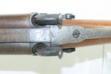 ENGRAVED & GOLD INLAID Antique NOWOTNY Percussion 12g DOUBLE BARREL Shotgun FINE Gorgeously Engraved, Gold Inlaid Maker Marked - 11 of 20