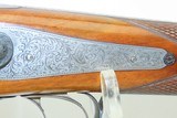 ENGRAVED & GOLD INLAID Antique NOWOTNY Percussion 12g DOUBLE BARREL Shotgun FINE Gorgeously Engraved, Gold Inlaid Maker Marked - 6 of 20