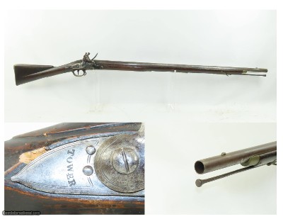 1831 Dated British TOWER Antique INDIA Pattern BROWN BESS
FLINTLOCK Musket Imperial & Napoleonic Wars Infantry Arm