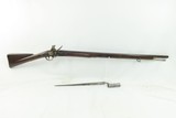 D/6 British TOWER Antique INDIA Pattern BROWN BESS FLINTLOCK Musket BAYONET NAPOLEONIC WARS Era Musket with “GR” ROYAL CIPHER - 2 of 25