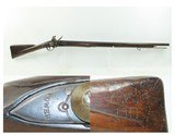 D/6 British TOWER Antique INDIA Pattern BROWN BESS FLINTLOCK Musket BAYONET NAPOLEONIC WARS Era Musket with
GR
ROYAL CIPHER