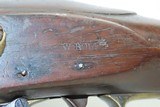 D/6 British TOWER Antique INDIA Pattern BROWN BESS FLINTLOCK Musket BAYONET NAPOLEONIC WARS Era Musket with “GR” ROYAL CIPHER - 18 of 25