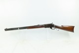 c1881 Antique WHITNEY-KENNEDY Lever Action Repeating RIFLE in .44-40 WCFLARGE FRAME Rifle with “BURGESS” Style Lever - 2 of 19