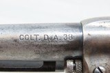 c1905 mfr COLT Model 1877 LIGHTNING .38 REVOLVER C&R “W.F. & Co. S.F. Cal.” Classic Double Action Revolver Made in 1905 - 7 of 19