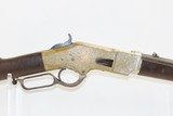 MADIS LETTERED, L.D. NIMSCHKE Engraved WINCHESTER Model 1866 Carbine Nice Lever Action “YELLOWBOY” Chambered in .44 Henry Rimfire! - 21 of 23