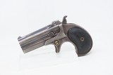 REMINGTON Model 95 Type II .41 RF OVER/UNDER Double DERINGER C&R PistolSELF DEFENSE .41 Caliber Rimfire Pistol - 2 of 17