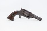 Antique CIVIL WAR Era “PROTECTION” Marked .28 PERCUSSION Pocket RevolverSingle Action .28 Caliber Spur Trigger Revolver - 14 of 17