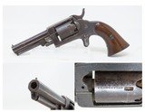 Antique CIVIL WAR Era “PROTECTION” Marked .28 PERCUSSION Pocket Revolver
Single Action .28 Caliber Spur Trigger Revolver