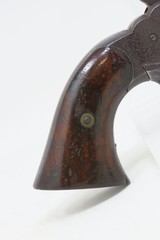 Antique CIVIL WAR Era “PROTECTION” Marked .28 PERCUSSION Pocket RevolverSingle Action .28 Caliber Spur Trigger Revolver - 15 of 17