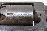 Antique CIVIL WAR Era “PROTECTION” Marked .28 PERCUSSION Pocket RevolverSingle Action .28 Caliber Spur Trigger Revolver - 13 of 17