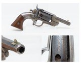 CIVIL WAR Antique ALLEN & WHEELOCK Sidehammer “POCKET” Percussion Revolver
SCARCE; 1 of only 750 Made w/Great Cylinder Scene!