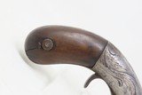RARE No. 81 of 500 Antique BACON & CO. UNDERHAMMER Percussion BOOT PistolANTEBELLUM Early Production Underhammer Handgun - 16 of 18