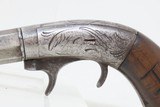 RARE No. 81 of 500 Antique BACON & CO. UNDERHAMMER Percussion BOOT PistolANTEBELLUM Early Production Underhammer Handgun - 4 of 18
