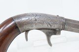 RARE No. 82 of 500 Antique BACON & CO. UNDERHAMMER Percussion BOOT PistolANTEBELLUM Early Production Underhammer Handgun - 17 of 18