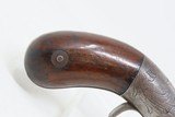 RARE No. 82 of 500 Antique BACON & CO. UNDERHAMMER Percussion BOOT PistolANTEBELLUM Early Production Underhammer Handgun - 16 of 18