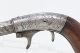 RARE No. 82 of 500 Antique BACON & CO. UNDERHAMMER Percussion BOOT PistolANTEBELLUM Early Production Underhammer Handgun - 4 of 18