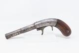 RARE No. 82 of 500 Antique BACON & CO. UNDERHAMMER Percussion BOOT PistolANTEBELLUM Early Production Underhammer Handgun - 2 of 18