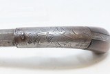 RARE No. 82 of 500 Antique BACON & CO. UNDERHAMMER Percussion BOOT PistolANTEBELLUM Early Production Underhammer Handgun - 9 of 18