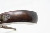 BARTON of LONDON Antique BOXLOCK British FLINTLOCK .44 Pocket/Muff PistolSMALL Early 1800s Self Defense BELT/POCKET Pistol - 8 of 18