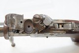BARTON of LONDON Antique BOXLOCK British FLINTLOCK .44 Pocket/Muff PistolSMALL Early 1800s Self Defense BELT/POCKET Pistol - 9 of 18