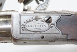 BARTON of LONDON Antique BOXLOCK British FLINTLOCK .44 Pocket/Muff PistolSMALL Early 1800s Self Defense BELT/POCKET Pistol - 6 of 18