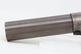 RARE ANTEBELLUM Antique BACON & CO. Percussion Underhammer PEPPERBOX Pistol SCARCE 1 of 200; Early Production Repeating Handgun - 5 of 18