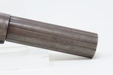 RARE ANTEBELLUM Antique BACON & CO. Percussion Underhammer PEPPERBOX Pistol SCARCE 1 of 200; Early Production Repeating Handgun - 18 of 18