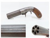 RARE ANTEBELLUM Antique BACON & CO. Percussion Underhammer PEPPERBOX Pistol SCARCE 1 of 200; Early Production Repeating Handgun