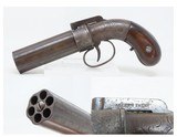 GOLD RUSH Era ALLEN & THURBER Antique WORCHESTER Period PEPPERBOX Revolver
ENGRAVED First DA Revolving Percussion Pistol - 1 of 19