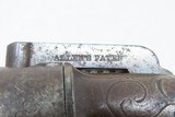 GOLD RUSH Era ALLEN & THURBER Antique WORCHESTER Period PEPPERBOX Revolver
ENGRAVED First DA Revolving Percussion Pistol - 12 of 19