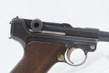 INTERWAR Blank Chamber DWM German LUGER P.08 7.65mm Semi-Auto PISTOL C&R
Forced to 7.65mm by the TREATY of VERSAILLES - 18 of 19