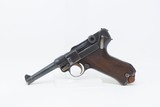 INTERWAR Blank Chamber DWM German LUGER P.08 7.65mm Semi-Auto PISTOL C&R
Forced to 7.65mm by the TREATY of VERSAILLES - 2 of 19