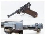 INTERWAR Blank Chamber DWM German LUGER P.08 7.65mm Semi-Auto PISTOL C&R
Forced to 7.65mm by the TREATY of VERSAILLES