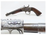 NICE Antique U.S. REMINGTON M1867 NAVY Rolling Block .50 CF MILITARY Pistol Scarce U.S. Navy Rolling Block CENTERFIRE Pistol
