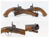ENGRAVED & CARVED Antique MATCHING PAIR Percussion Pistols MID-1800s BRACE
Matching SELF DEFENSE Style Sidearms