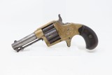 SCARCE Antique COLT CLOVERLEAF .41 RF House Revolver “JUBILEE” JIM FISKNICE 1871 ENGRAVED WILD WEST Era “Jim Fisk” Model - 2 of 17