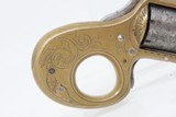Scarce ENGRAVED Antique JAMES REID “My Friend” .22 Revolver KNUCKLE DUSTER
1870s Era BRASS KNUCKLE - PISTOL Combination - 13 of 14