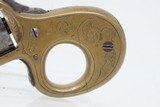 Scarce ENGRAVED Antique JAMES REID “My Friend” .22 Revolver KNUCKLE DUSTER
1870s Era BRASS KNUCKLE - PISTOL Combination - 3 of 14