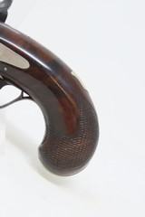ENGRAVED & SILVER Mounted Antique DERINGER Percussion Pistol KILLED LINCOLN Henry Deringer’s Famous 1850s Pocket Pistol - 15 of 17