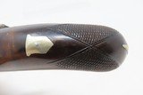 ENGRAVED & SILVER Mounted Antique DERINGER Percussion Pistol KILLED LINCOLN Henry Deringer’s Famous 1850s Pocket Pistol - 8 of 17