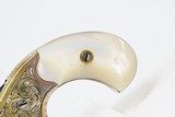 LETTERED Antique NEW YORK ENGRAVED COLT “Open Top” Revolver PEARL GRIPSColt’s Answer to Smith & Wesson’s No. 1 Revolver - 3 of 17