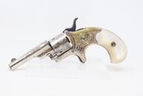 LETTERED Antique NEW YORK ENGRAVED COLT “Open Top” Revolver PEARL GRIPSColt’s Answer to Smith & Wesson’s No. 1 Revolver - 2 of 17