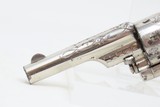 LETTERED Antique NEW YORK ENGRAVED COLT “Open Top” Revolver PEARL GRIPSColt’s Answer to Smith & Wesson’s No. 1 Revolver - 5 of 17