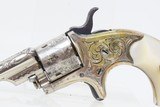 LETTERED Antique NEW YORK ENGRAVED COLT “Open Top” Revolver PEARL GRIPSColt’s Answer to Smith & Wesson’s No. 1 Revolver - 4 of 17