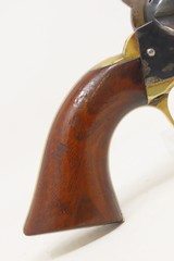 London Proofed CIVIL WAR 1863 Antique COLT M1862 Percussion POLICE Revolver With “E” Designation w/SCARCE 6-1/2 Inch Barrel - 18 of 20