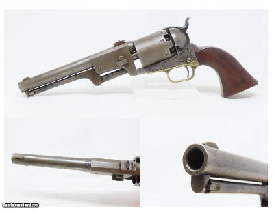 Antique CIVIL WAR Era 3rd Model U.S. COLT DRAGOON .44 PERCUSSION Revolver
One of 10,500; Made in 1858