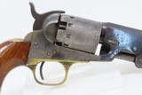 CIVIL WAR Era MANHATTAN FIRE ARMS CO. Percussion “NAVY” Revolver WILD WEST
With Multi-Panel ENGRAVED CYLINDER SCENE - 17 of 18