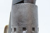 CIVIL WAR Era MANHATTAN FIRE ARMS CO. Percussion “NAVY” Revolver WILD WEST
With Multi-Panel ENGRAVED CYLINDER SCENE - 10 of 18